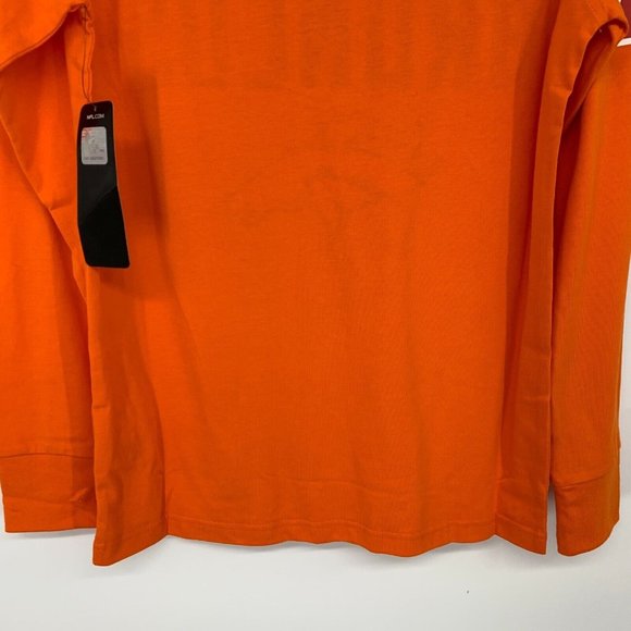 NFL Denver Broncos Shirt Orange Long Sleeve Pullover Top NWT - Picture 10 of 10